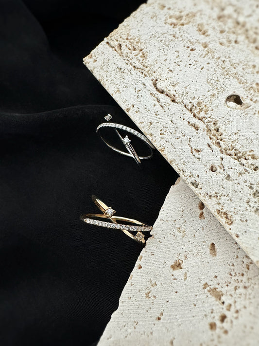 衛星鑽石戒指 Satellite Diamond Ring
