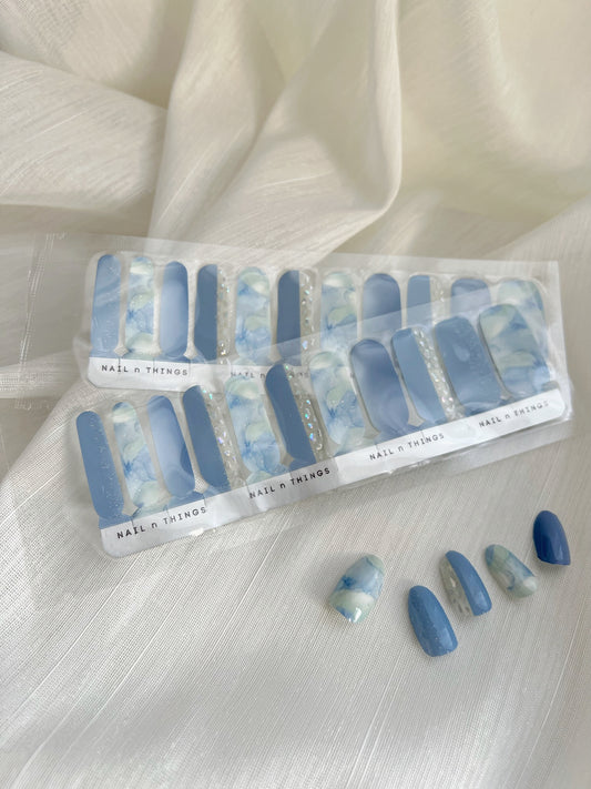 NEW! 冰霜 Frozen Ice ND35 -獨家設計凝膠甲貼