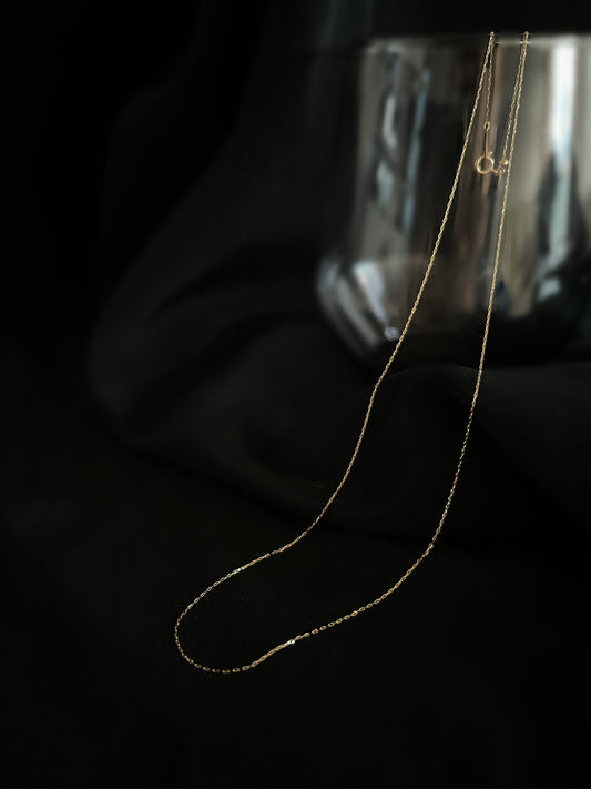 7Leo- 18K Solid Gold Chain Necklace