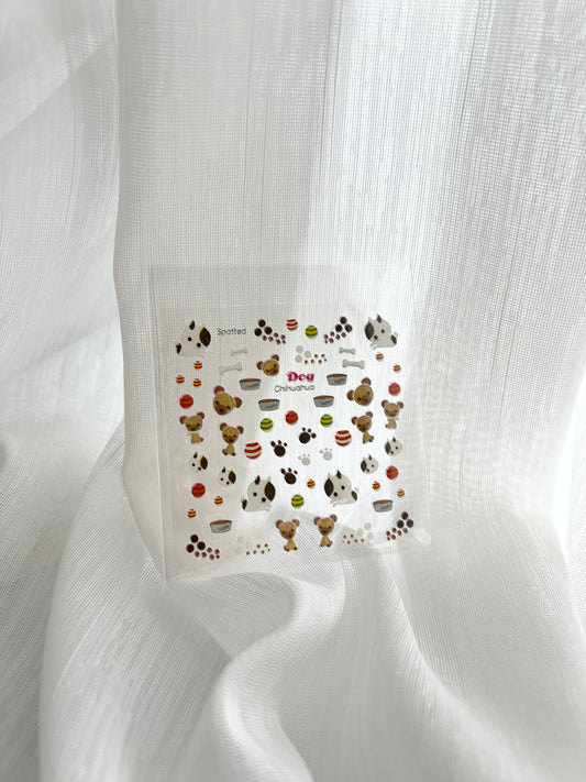 Doggie Nail Sticker 小狗狗造型小貼紙