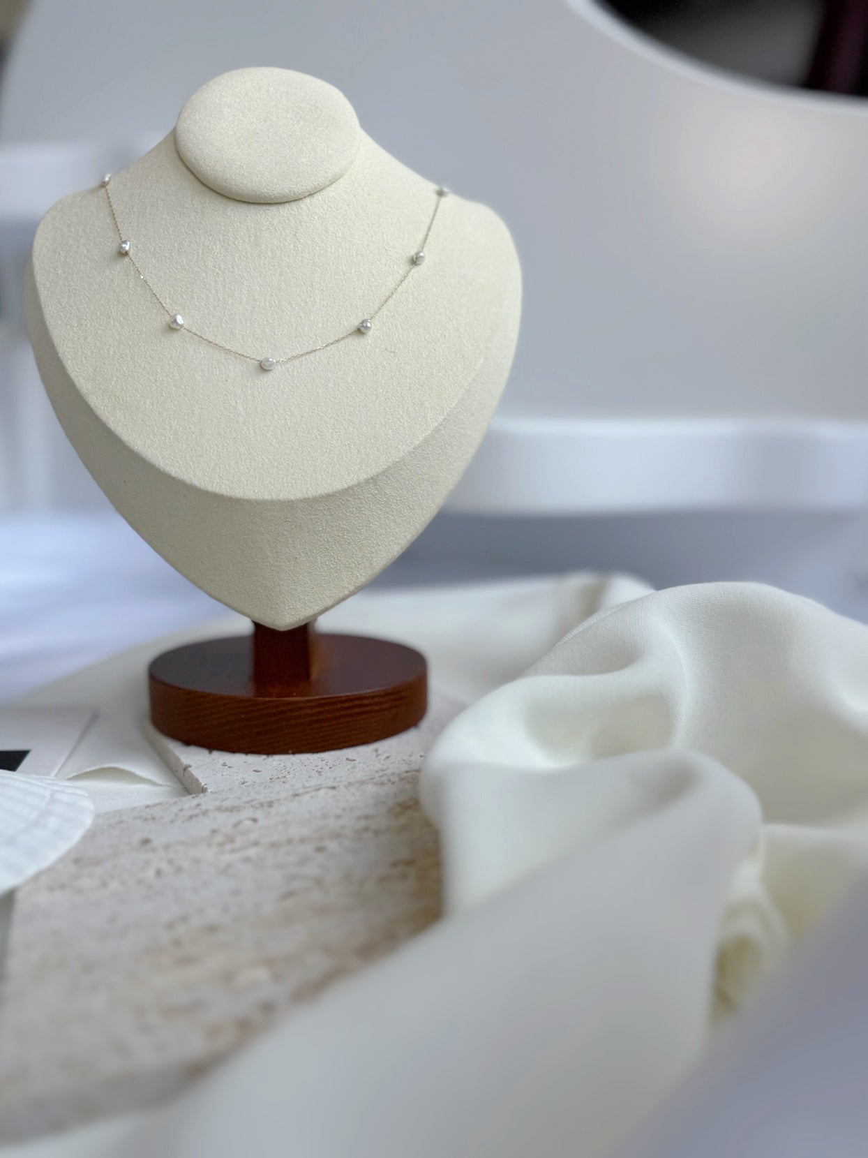 溫柔巴洛克項鍊 Romantic Keshi Necklace