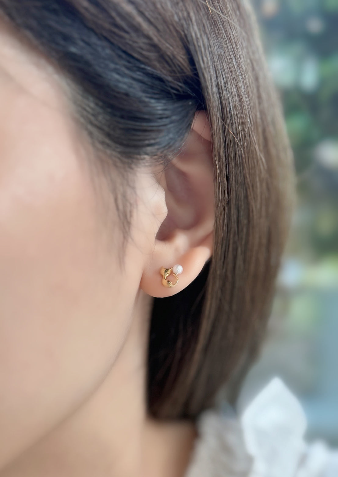 月亮貓耳環 MoonCat Earring