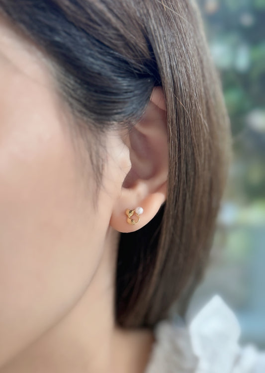 月亮貓耳環 MoonCat Earring