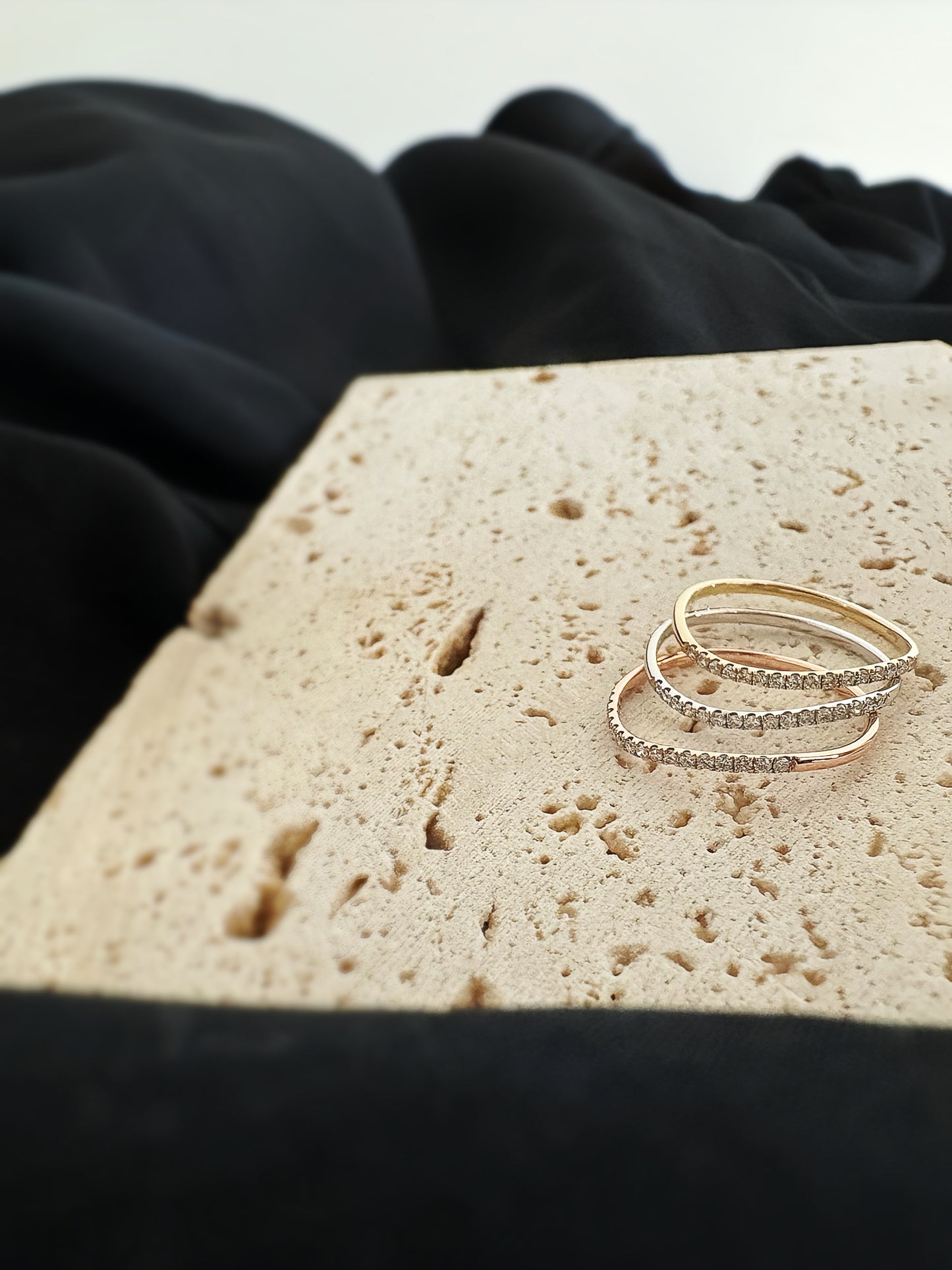 浪鑽石戒指 Wave Diamond Ring