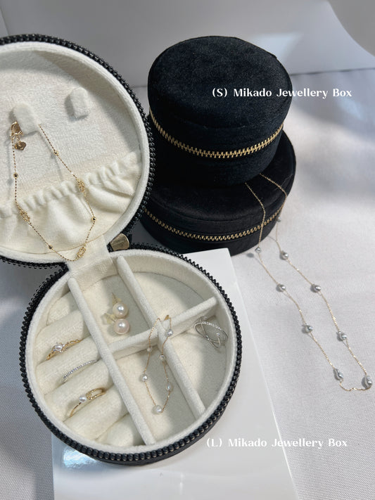 Mikado首飾收納盒  Mikado Black Velvet Jewellery Storage Case