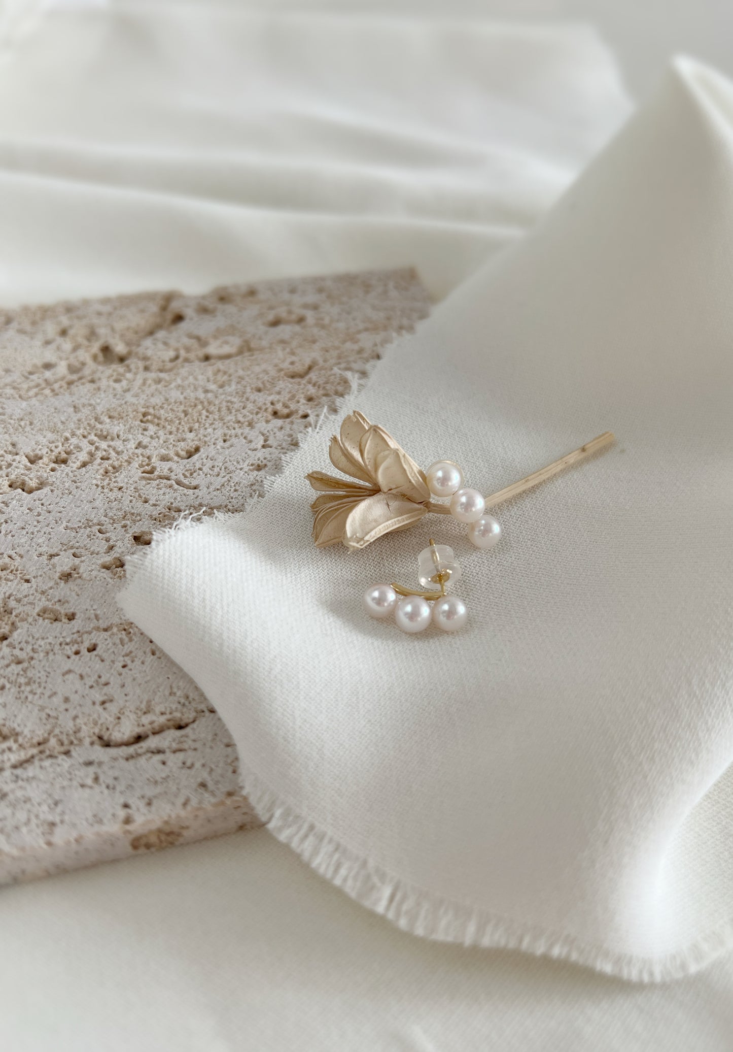 三元滿耳環 Triplets Earring