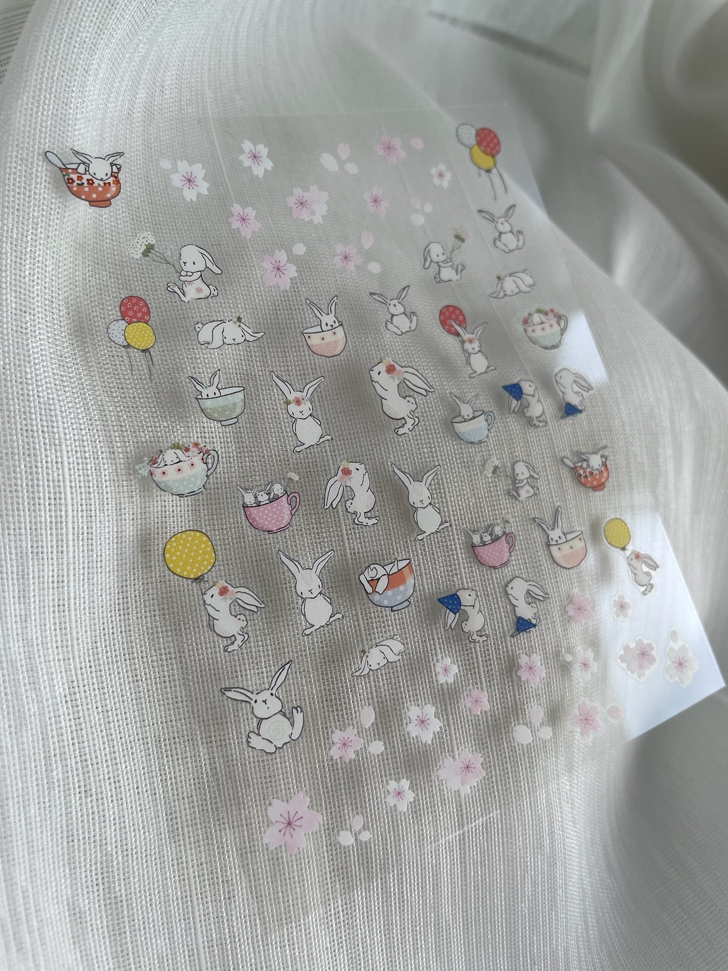 Busy Rabbit Nail Stickers 晨兔造型小貼紙