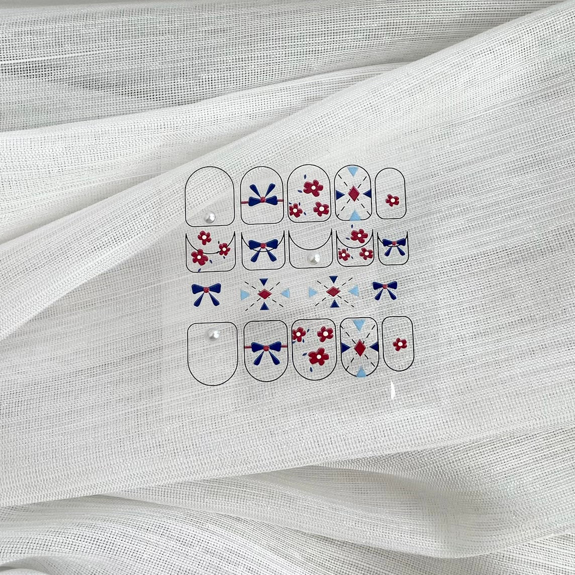 British Style Nail Stickers 英倫風情造型小貼紙