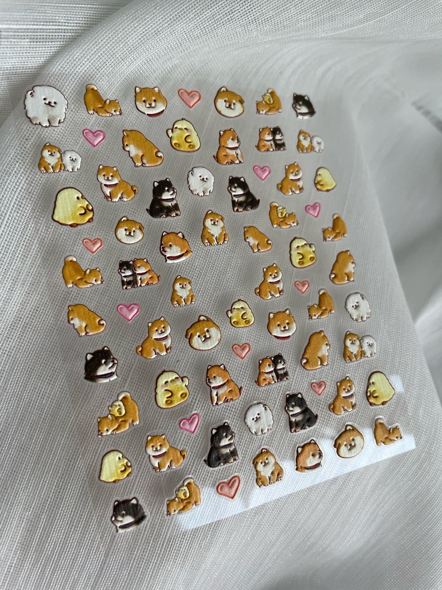 Dogs' Friends Nail Stickers 狗仔友情造型小貼紙