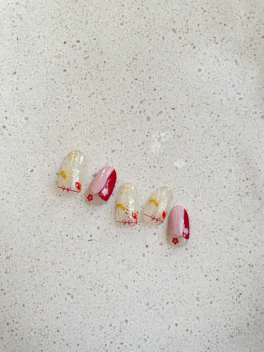 Lucky Koi 好運錦鯉 ND01 -獨家設計凝膠甲貼