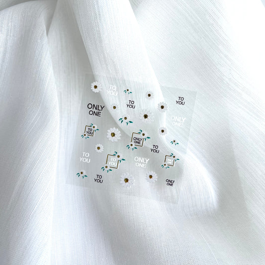 Daisy Nail Stickers 小雛菊造型小貼紙