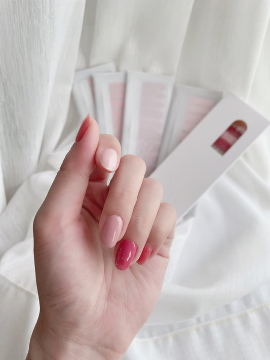 Romantic Party Nail Wrap Set 浪漫派對凝膠甲貼套裝