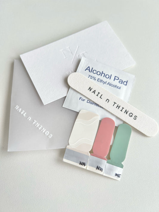 【免費體驗指甲貼】Free Nail Wrap Samples  凝膠甲貼試用裝 快速完成 完全零技巧!
