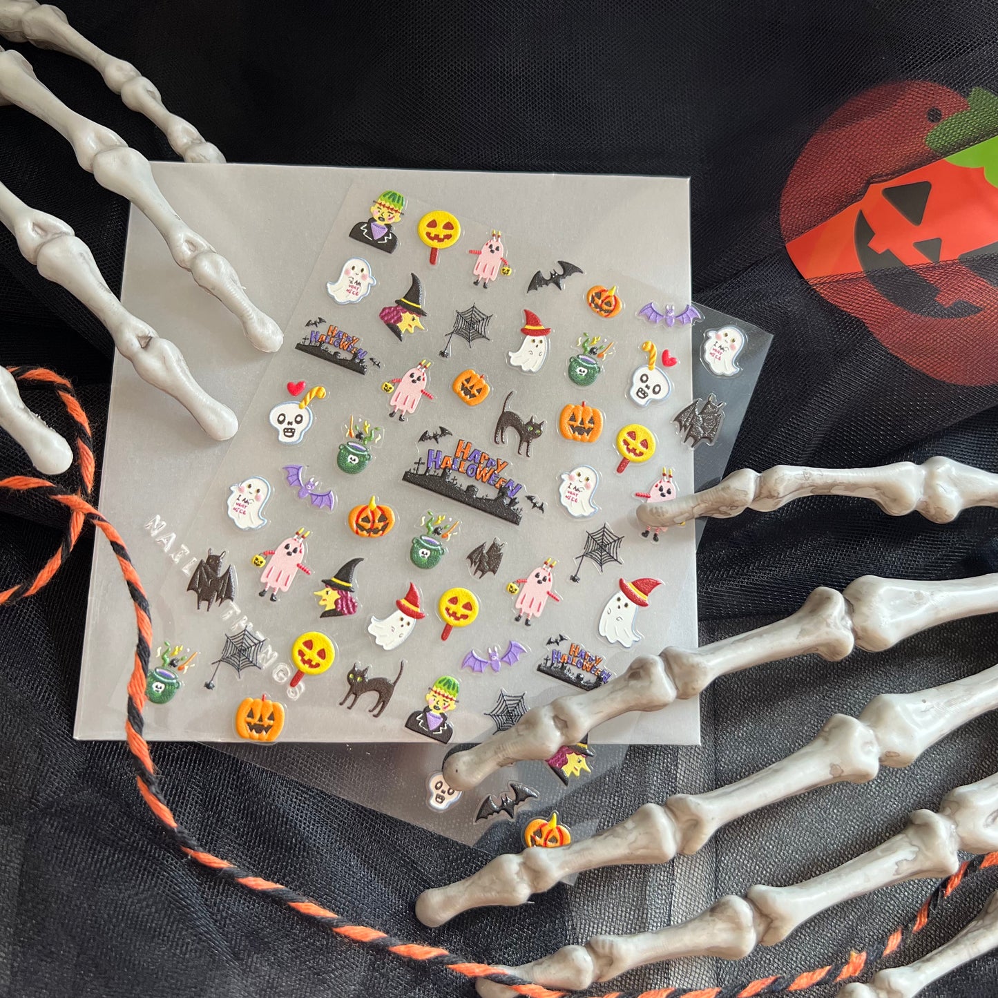 Trick or Treat Nail Stickers 萬聖節造型小貼紙🎃
