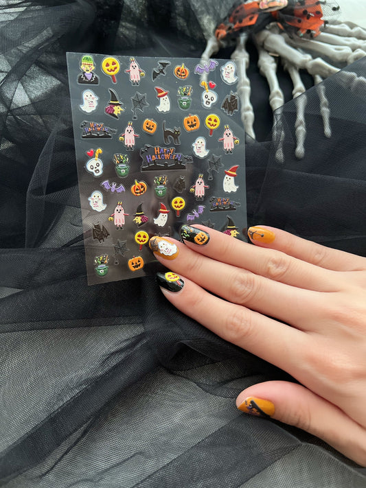Trick or Treat Nail Stickers 萬聖節造型小貼紙🎃