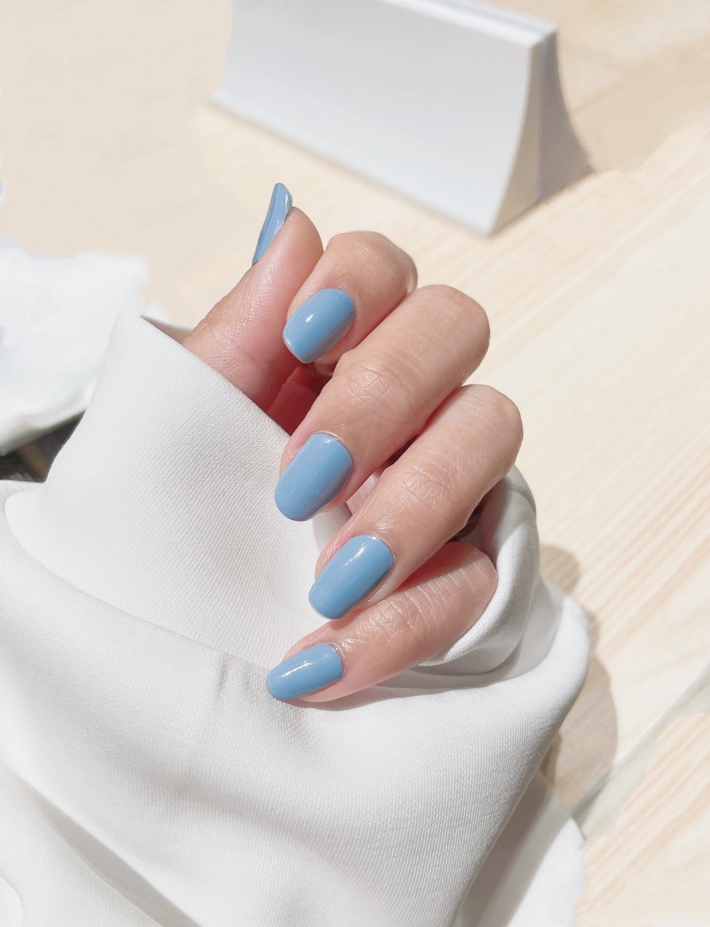 Salty Blue 藍鹽 N23 -單色凝膠甲貼
