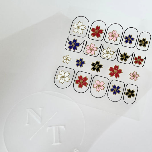 Geisha Nail Sticker 藝妓造型小貼紙