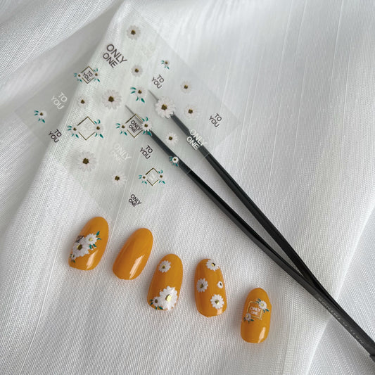 Daisy Nail Stickers 小雛菊造型小貼紙
