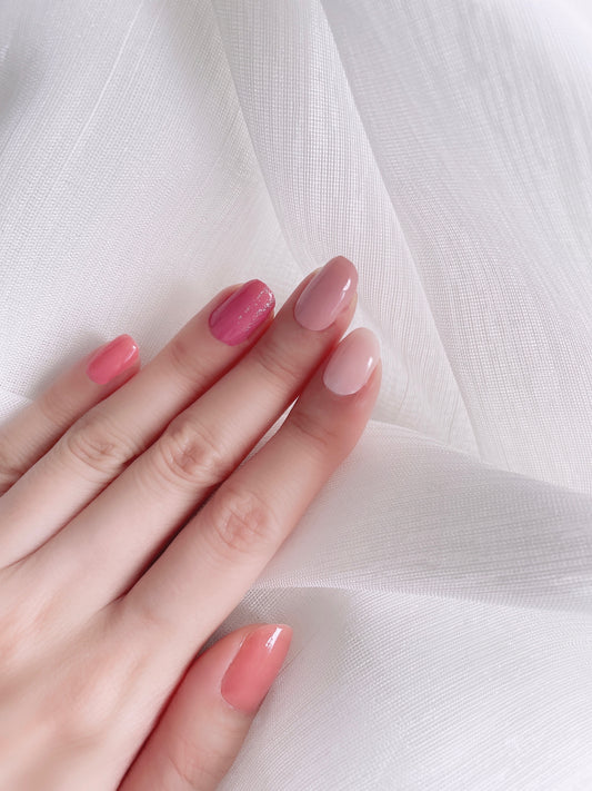 Romantic Party Nail Wrap Set 浪漫派對凝膠甲貼套裝