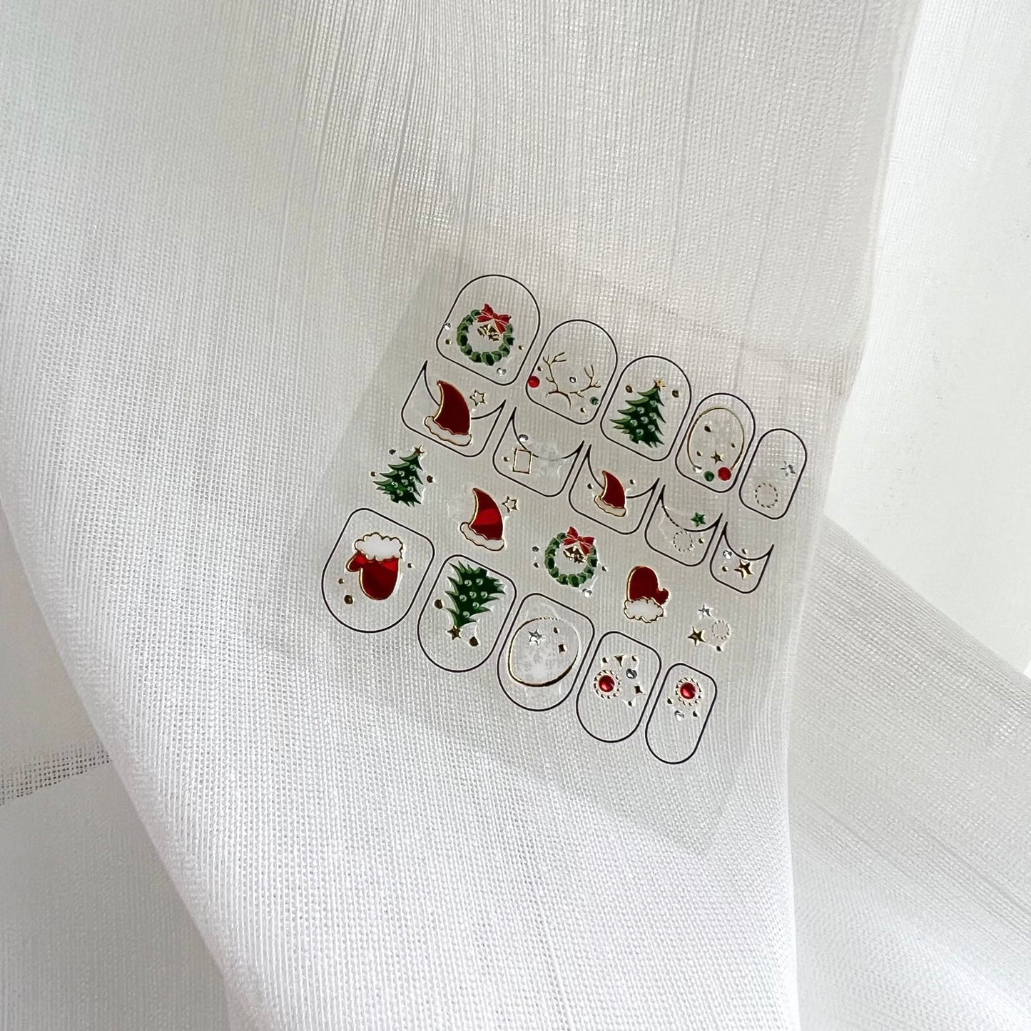 Warm X'mas Nail Stickers 溫暖聖誕造型小貼紙