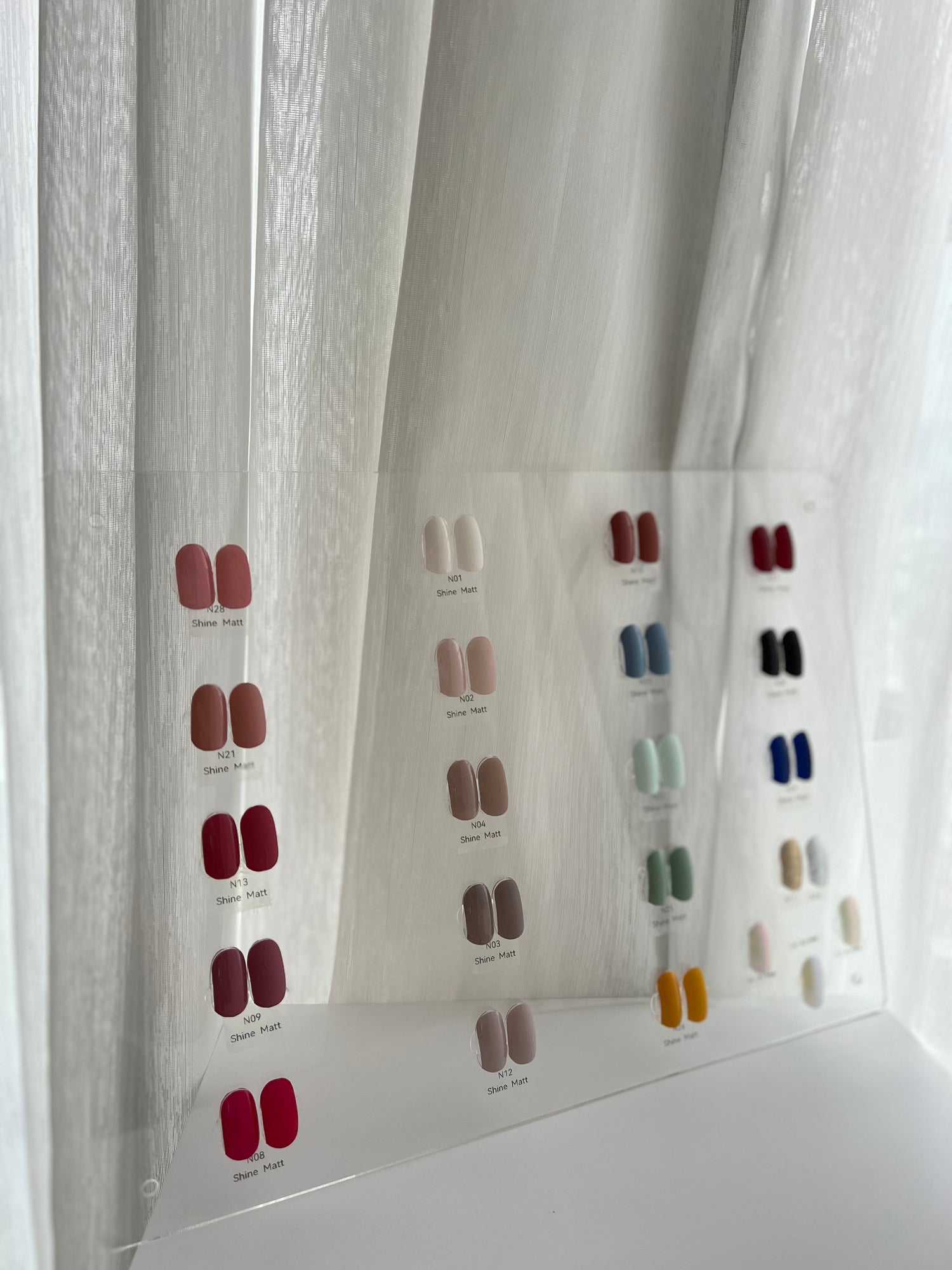 Solid Color Nail Wraps 凝膠單色甲貼