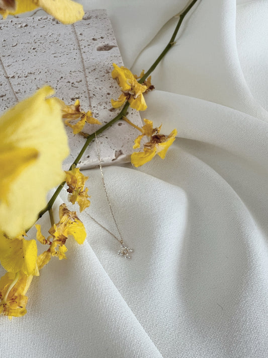 幸運草鑽石項鍊 Lucky Clover Diamond Necklace