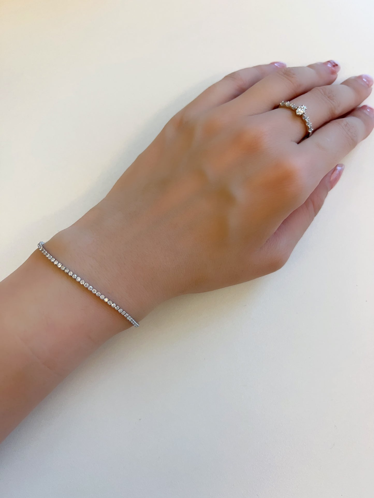 無限鑽網球手鍊  -Infinity Dia Tennis Bracelet