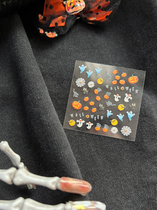 HalloMeow Nail Stickers 萬聖喵靈造型小貼紙🎃