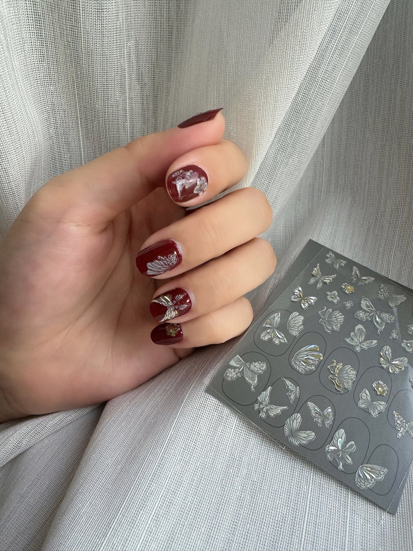 Butterfly Dance Nail Stickers 花舞蝶造型小貼紙