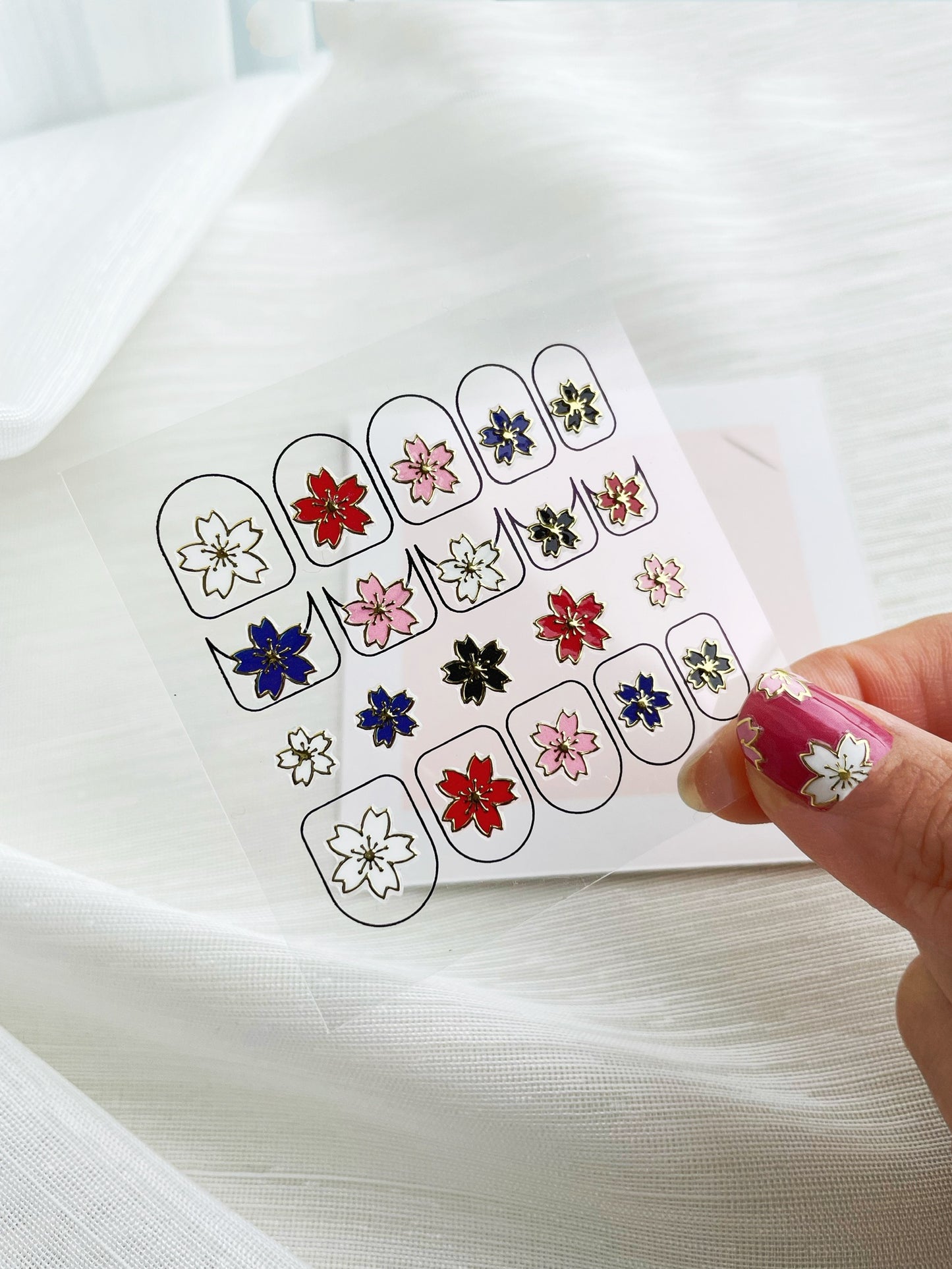 Geisha Nail Sticker 藝妓造型小貼紙