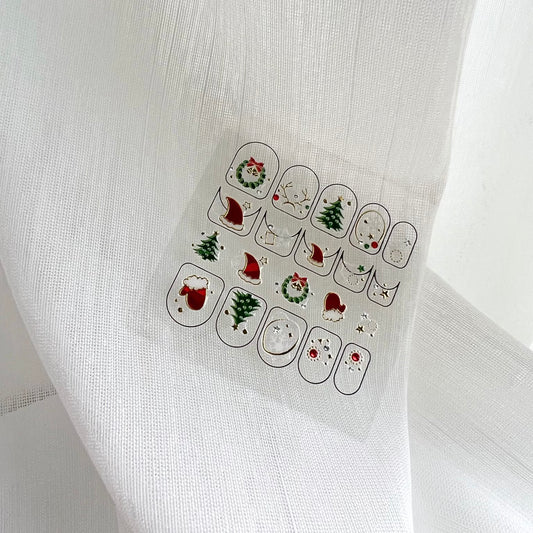 Warm X'mas Nail Stickers 溫暖聖誕造型小貼紙