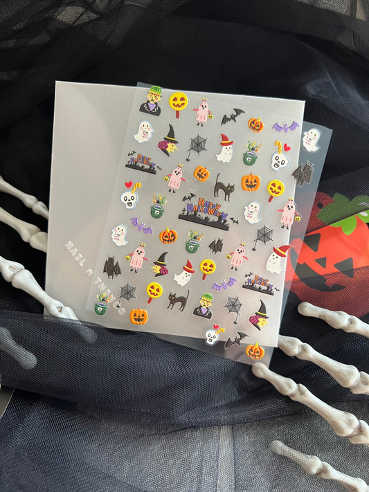 Trick or Treat Nail Stickers 萬聖節造型小貼紙🎃